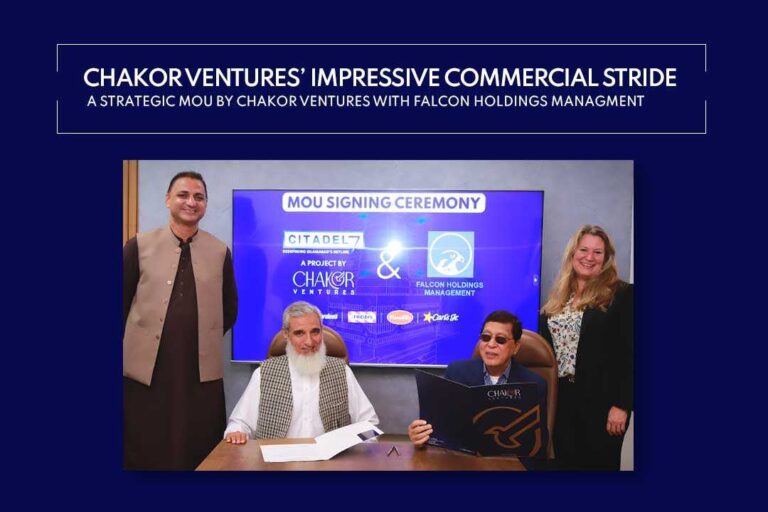 Chakor Ventures’ Impressive Commercial stride: A strategic MOU by Chakor Ventures with Falcon Holdings Management