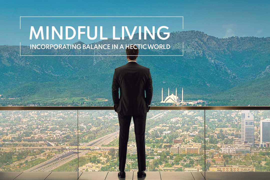 Mindful living means being fully engaged and aware of whatever you are doing.