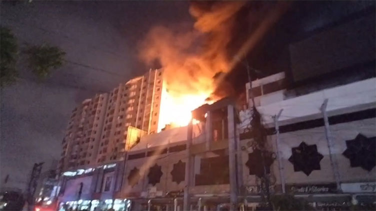 Shopping Mall Fire Accidents in Pakistan