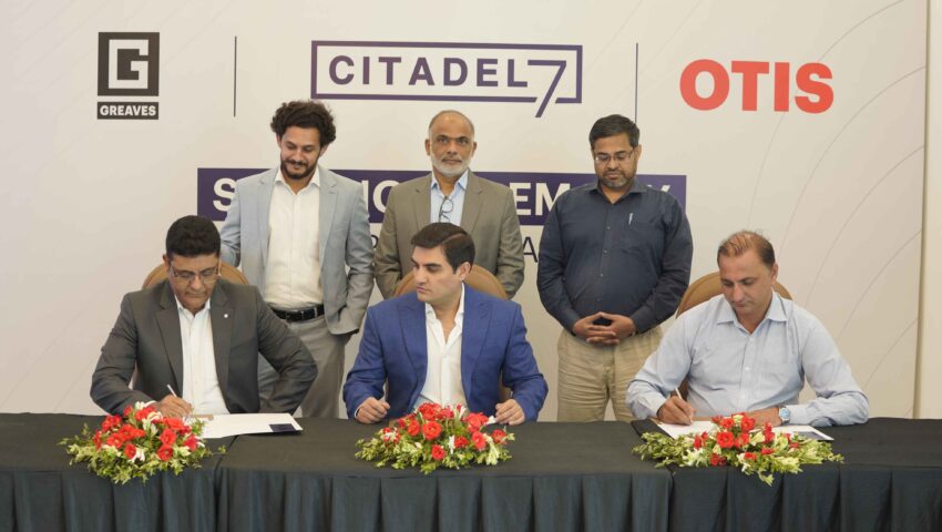 Chakor Signs Contract With OTIS for Installation of Premium Elevator systems at Citadel 7