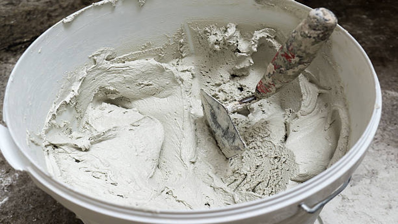 White Cement mixture one of the types of cement in pakistan