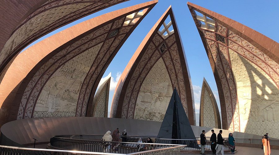pakistan monument petals structure