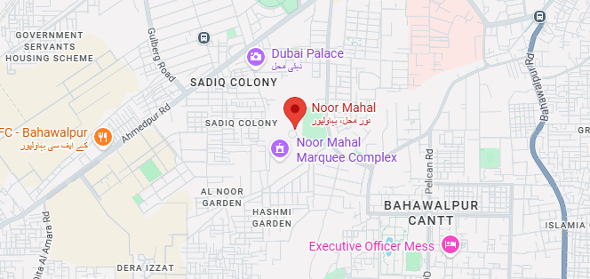 location map of the palace