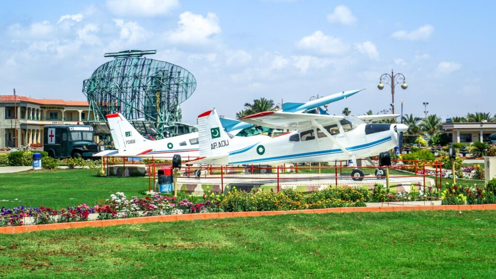 An aircraft model in PAF museum karachi