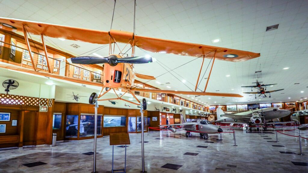 displays at paf museum