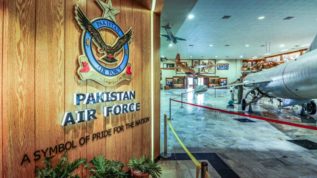paf museum karachi inside