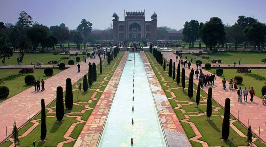 Shalamar garden front view