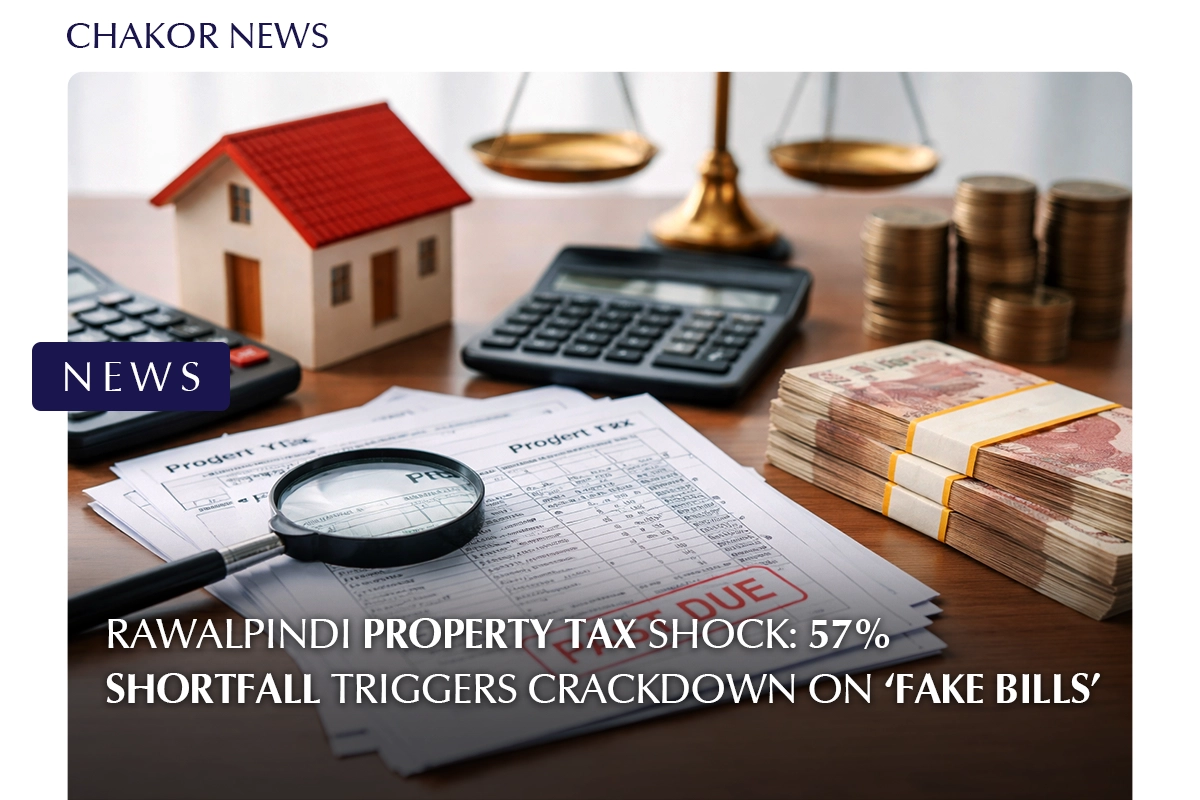 Rawalpindi faces 57% property tax shortfall as fake bill crackdown begins