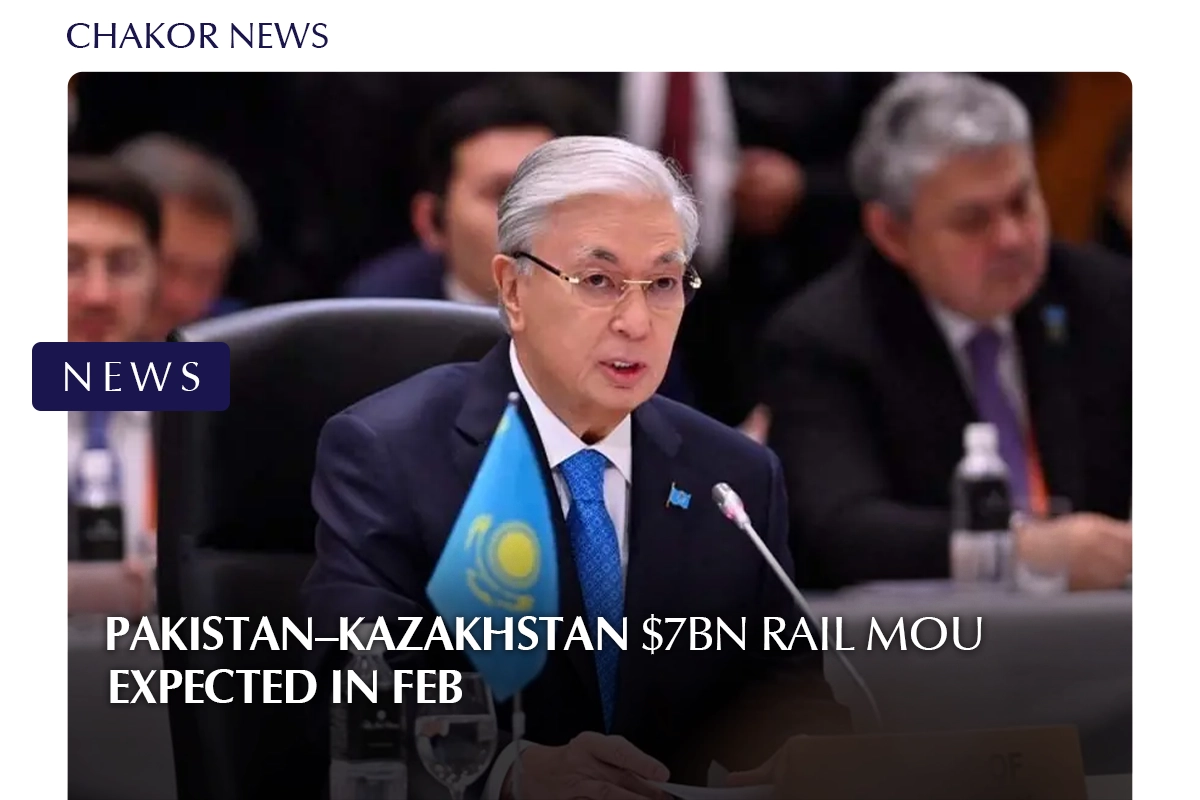 Pakistan–Kazakhstan $7bn Rail MoU Expected in Feb