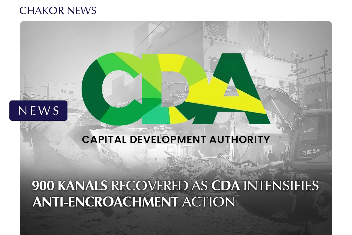 900 kanals recovered as CDA intensifies Anti-Encroachment action