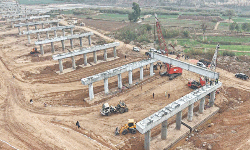 construction site of ring road Rawalpindi