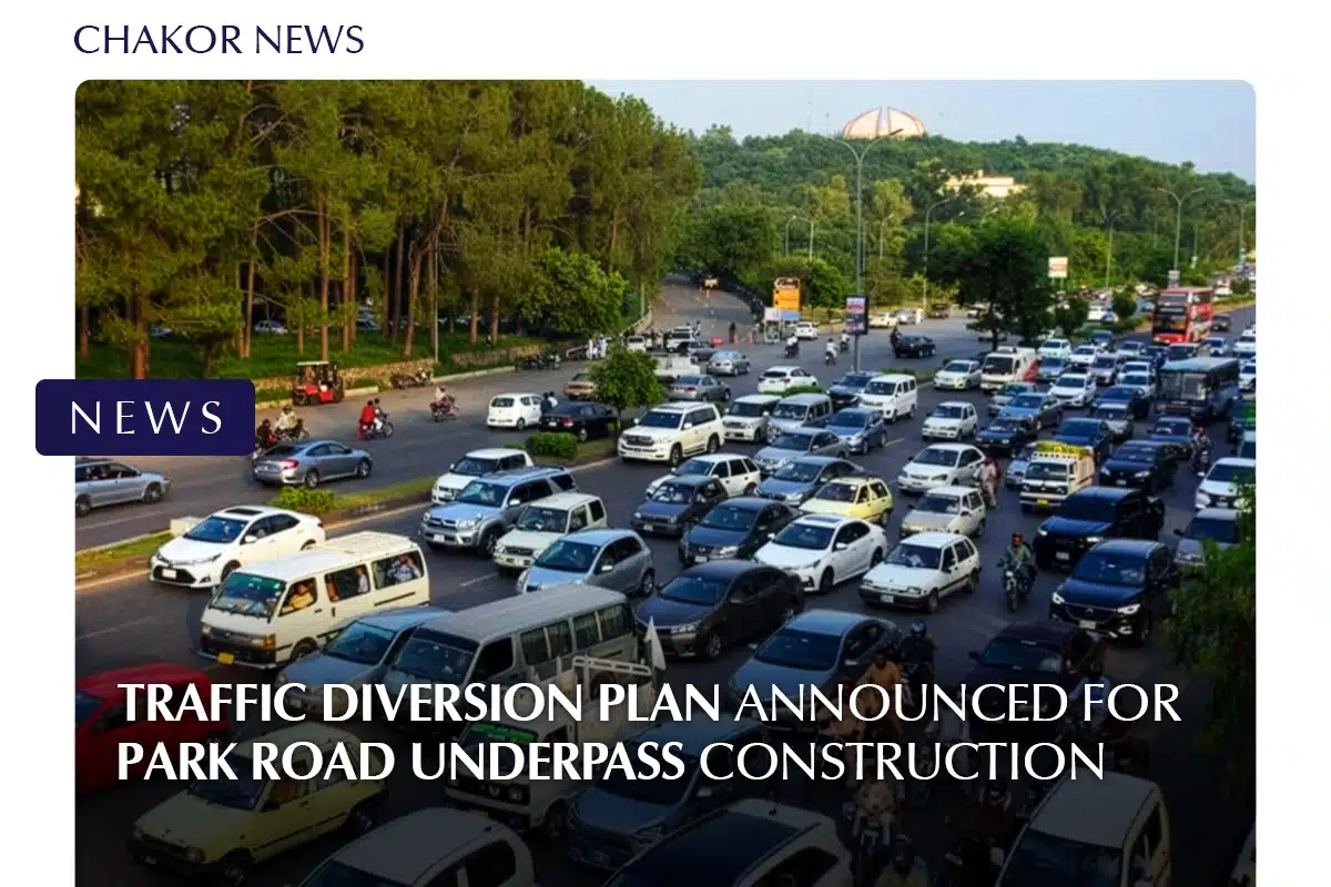 Traffic Diversion Plan Announced for Park Road Underpass Construction