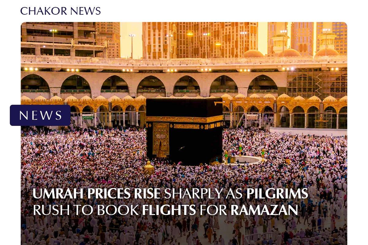 Umrah Prices Rise Sharply as Pilgrims Rush to Book Flights for Ramazan