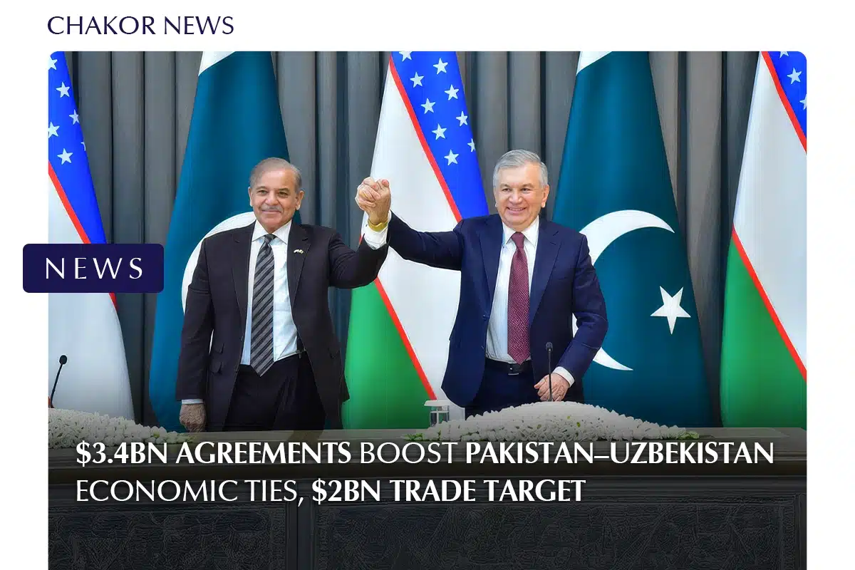 $3.4bn Agreements Boost Pakistan-Uzbekistan Economic Ties, $2bn Trade Target