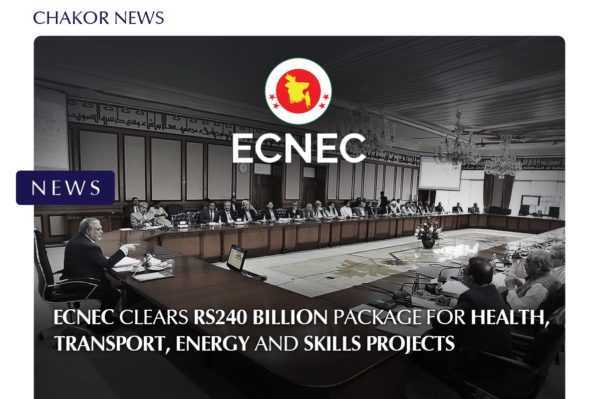 ECNEC Clears Rs240 Billion Package for Health, Transport, Energy and Skills Projects