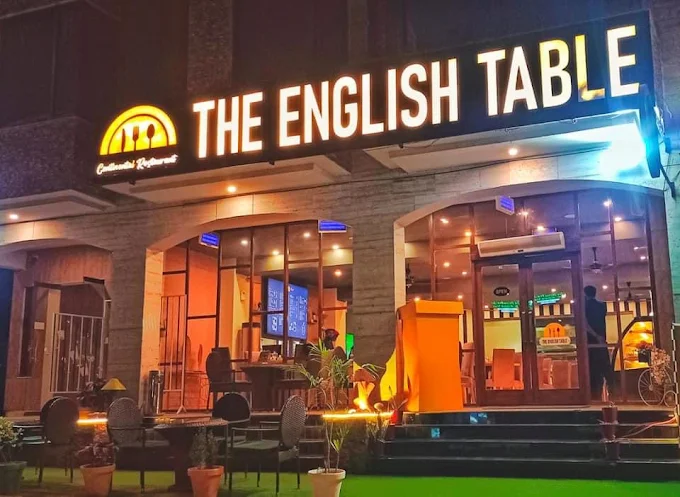 the english table