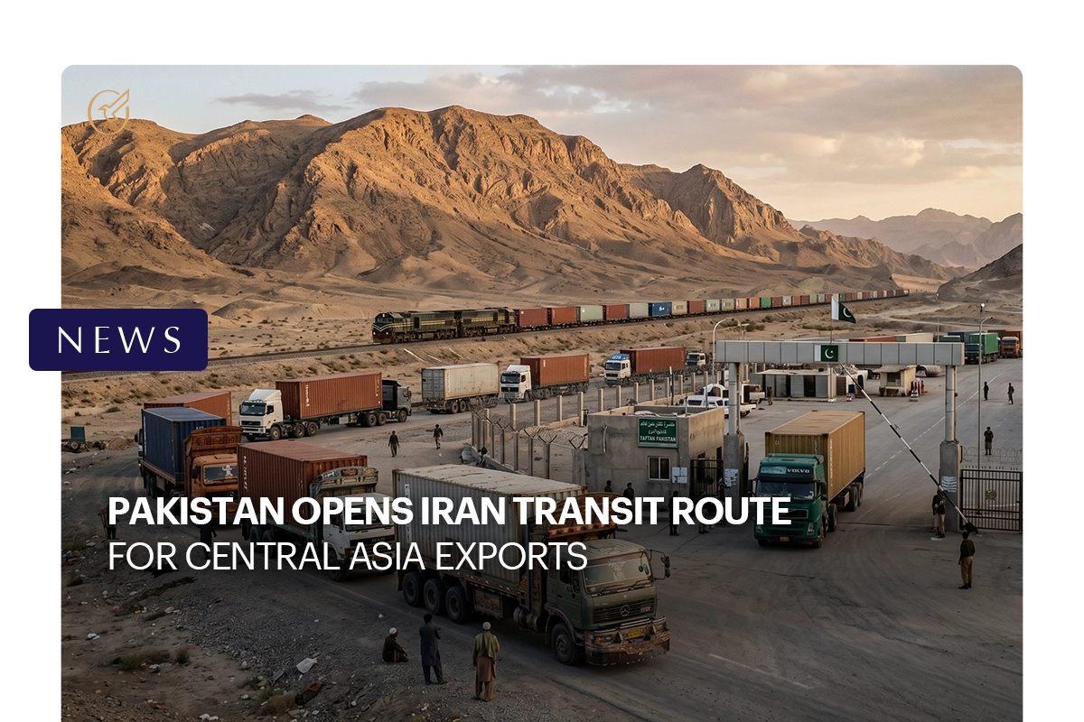 Pakistan Opens Iran Transit Route for Central Asia Exports