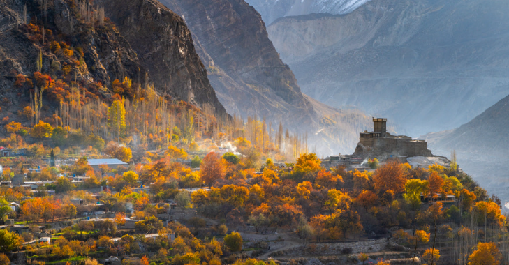 altit fort in hunza valley
