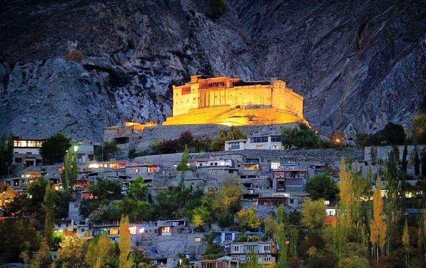 baltit fort height