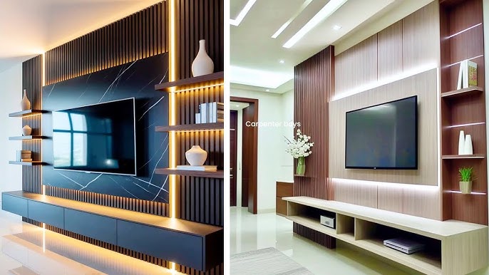 LED Wall Design for Bedroom