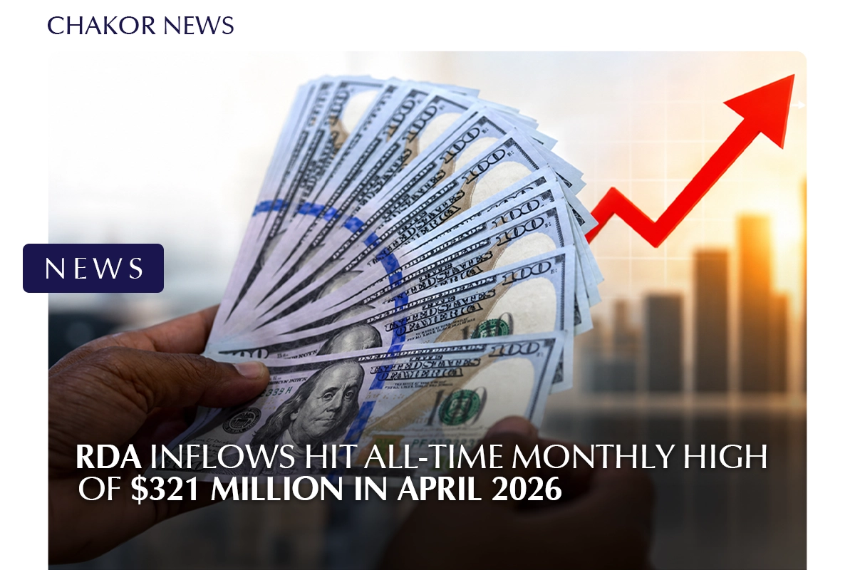 RDA Inflows Hit Monthly High of $321 Million in April