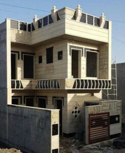 house design with map