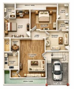 7 marla house design