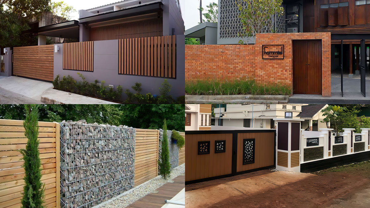 Boundary wall design
