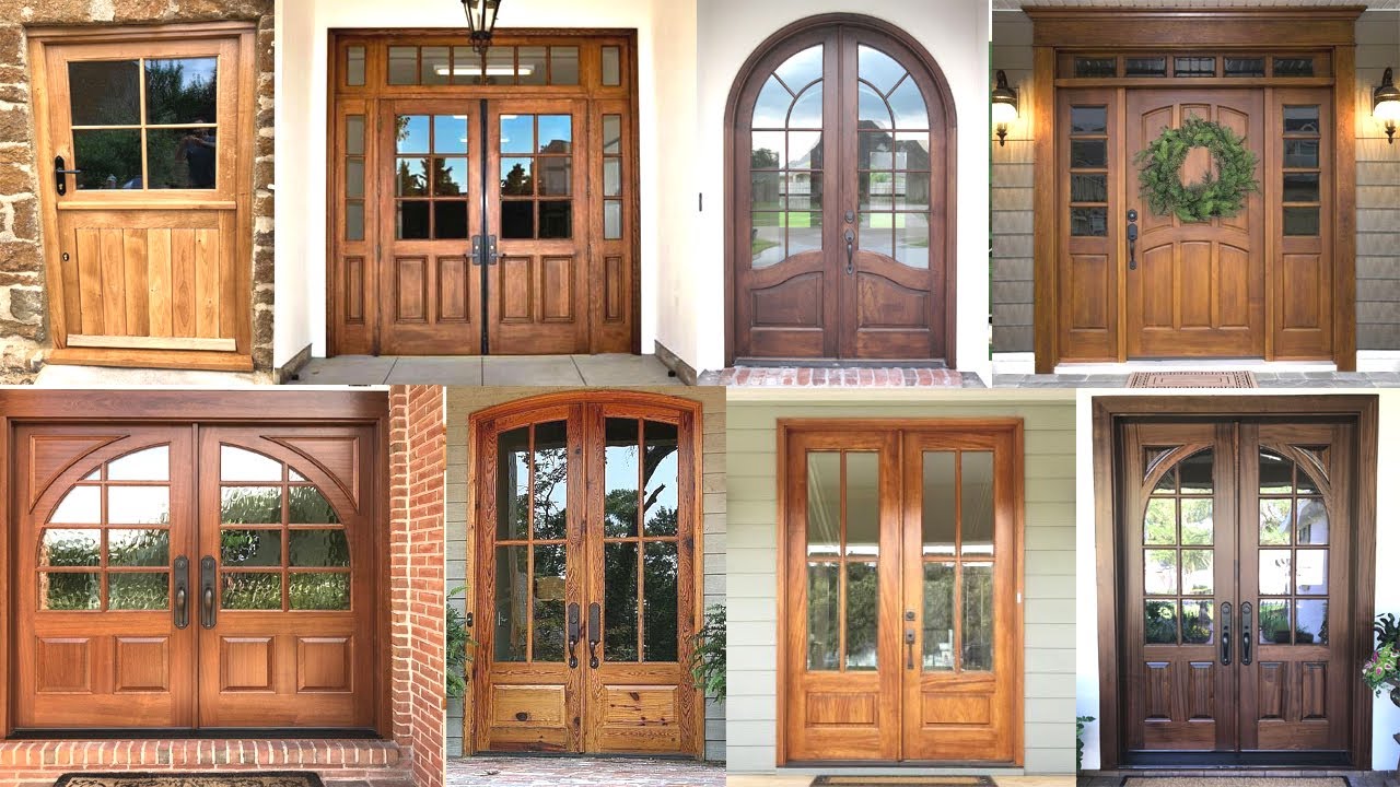 Wooden Glass Door Designs