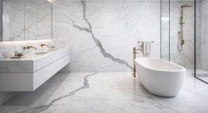 Bathroom and bedroom marble