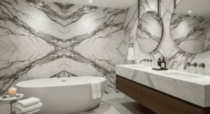 Bathroom and bedroom marble