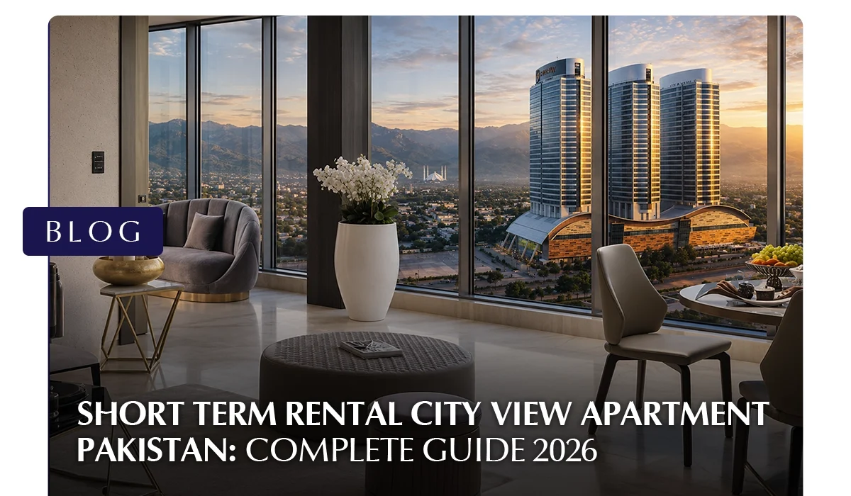 Short Term Rental City View Apartment Pakistan