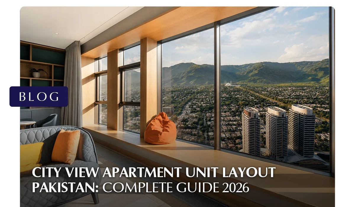 city view apartment unit layout Pakistan