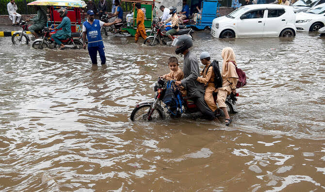 Flood in Punjab Pakistan