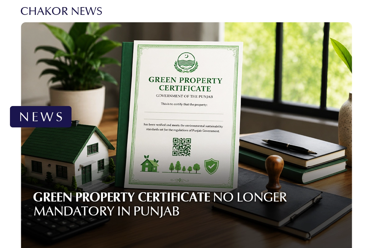 Green Property Certificate No Longer Mandatory in Punjab