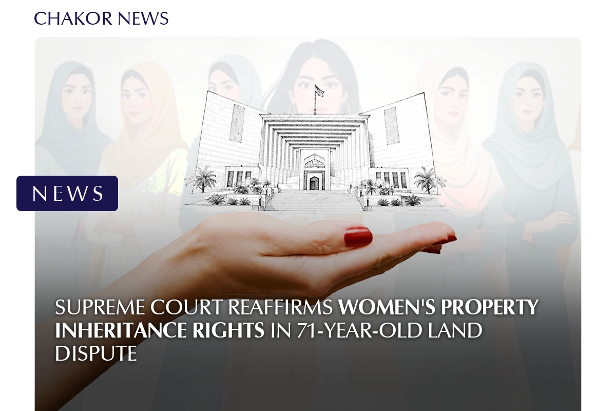 Supreme Court Reaffirms Women’s Property Inheritance Rights in 71-Year-Old Land Dispute