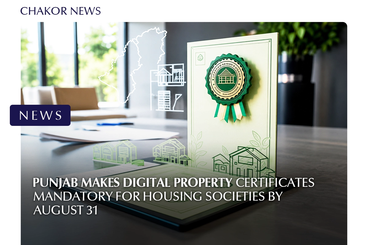 Punjab Makes Digital Property Certificates Mandatory for Housing Societies by August 31
