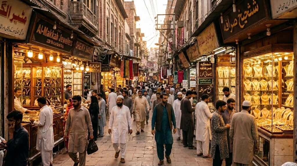 Sarafaa Bazaar one of the most famous markets in Lahore