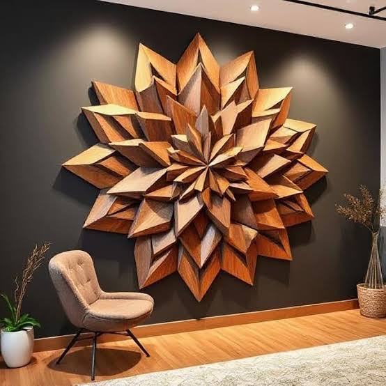 3D Wood Wall Design