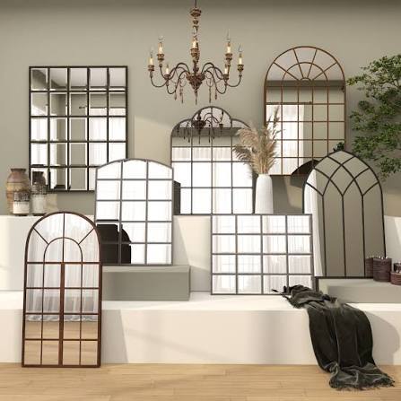 Arched or Window-Style Mirror
