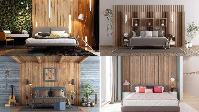 Bedroom Wood Wall Design