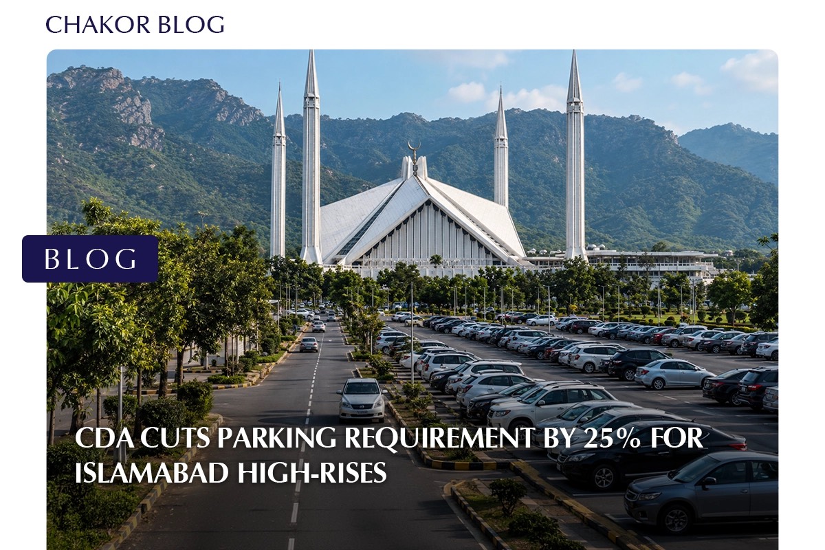 CDA Cuts Parking Requirement by 25% for Islamabad High-Rises