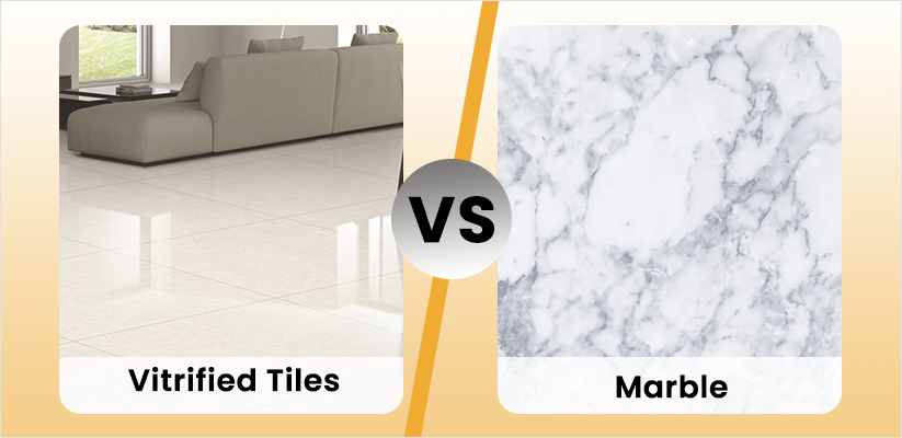 Marble vs. Marble-Look Vitrified Tiles