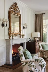 Mirror Above a Console or Mantel