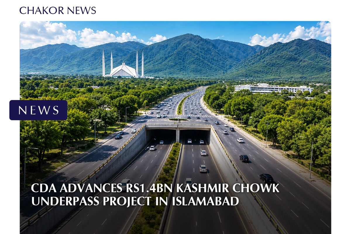 CDA Advances Rs1.4bn Kashmir Chowk Underpass Project in Islamabad