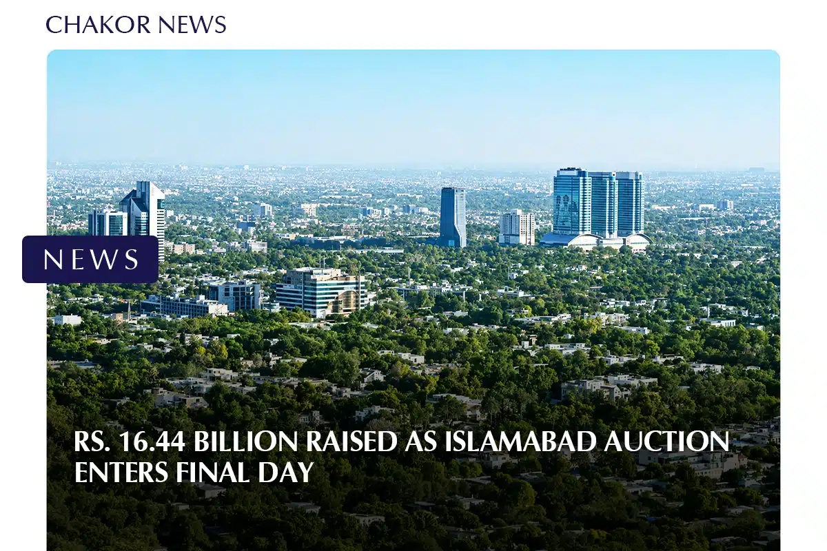 Rs. 16.44 Billion Raised as Islamabad Auction Enters Final Day