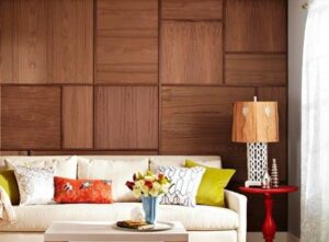Wood Veneer Wall Design