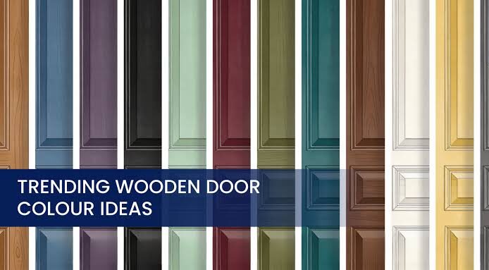 Wooden Door Paint Colours