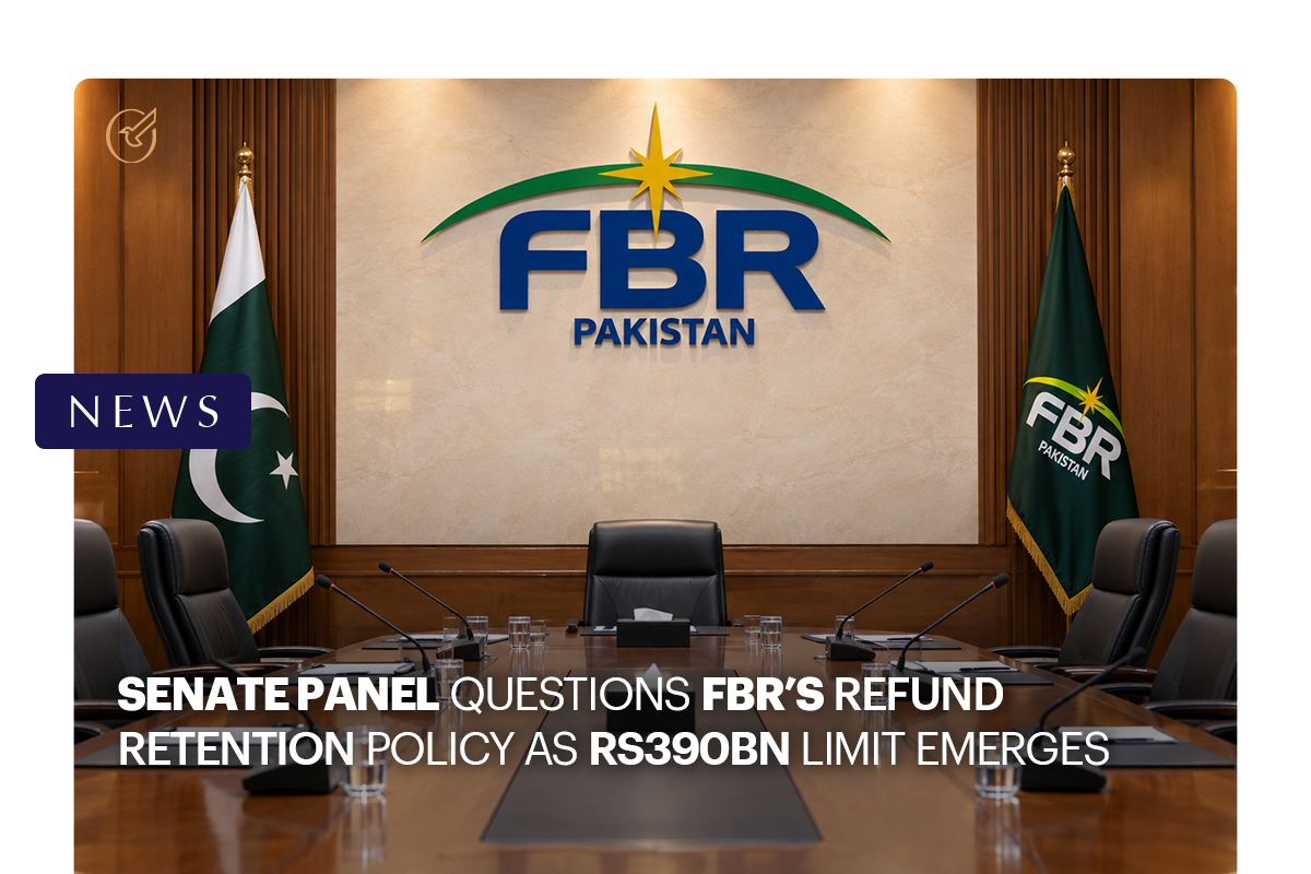 Senate Panel Questions FBR’s Refund Retention Policy as Rs390bn Limit Emerges