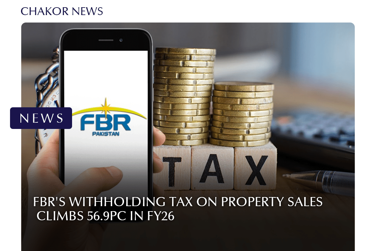 FBR’s withholding tax on property sales climbs 56.9pc in FY26